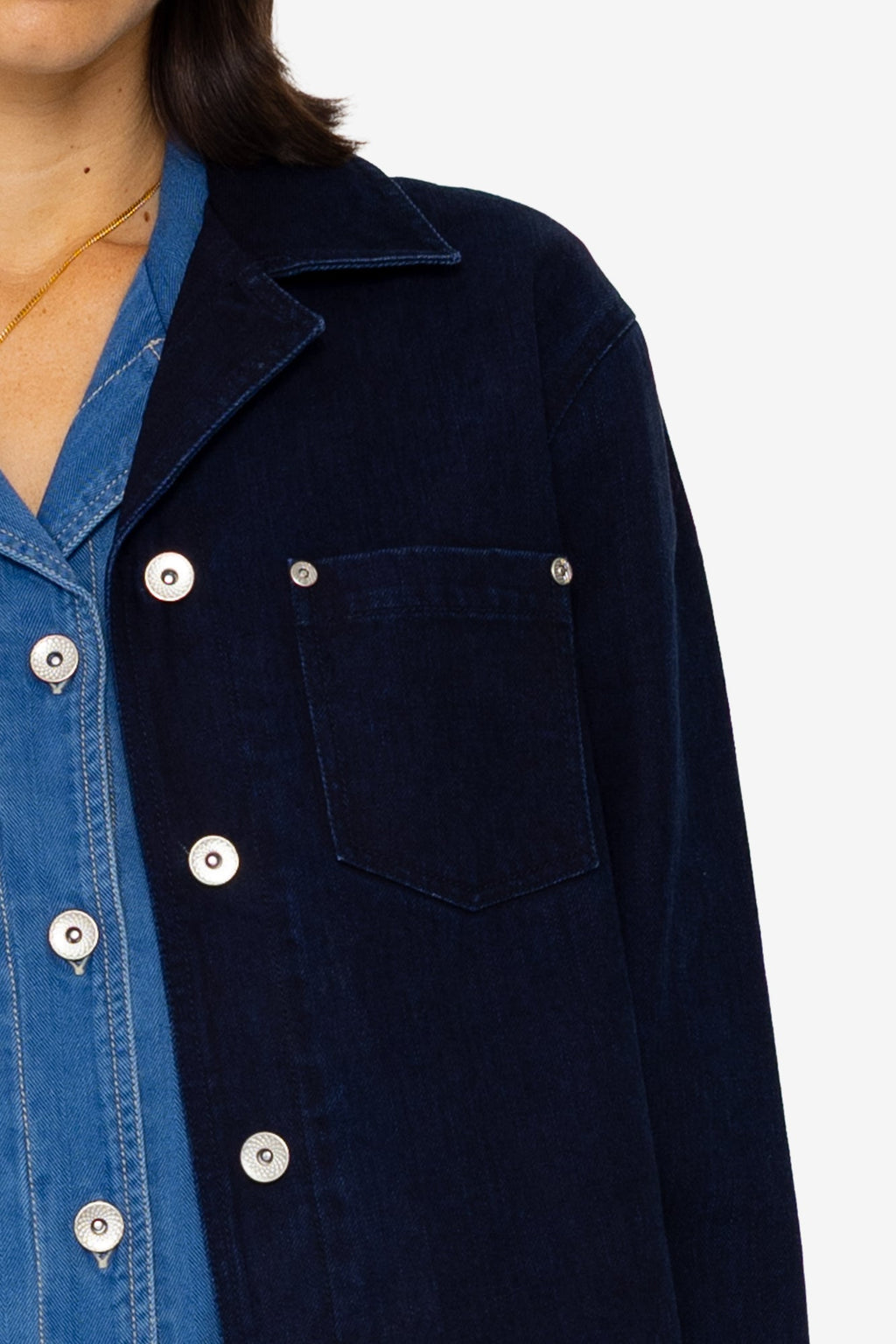 Worker Overshirt - Deep Indigo Slub