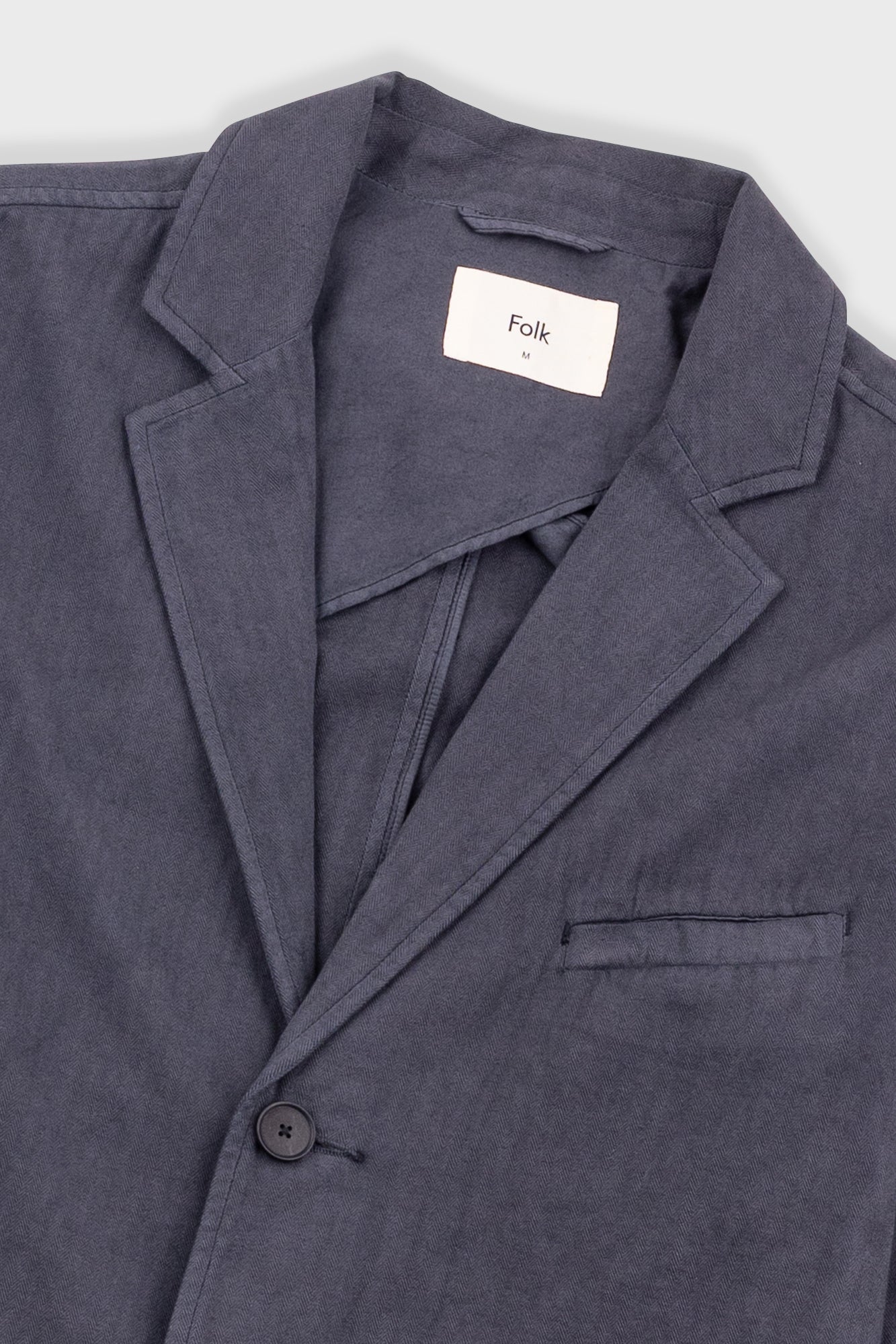 Lunar Blazer - Soft Black Cotton Linen
