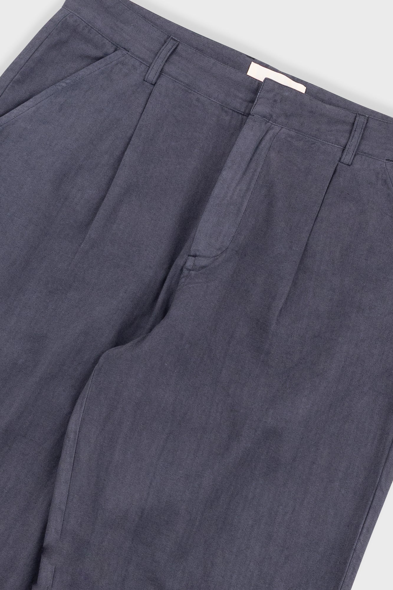 Lunar Suit Trouser - Soft Black Cotton Linen