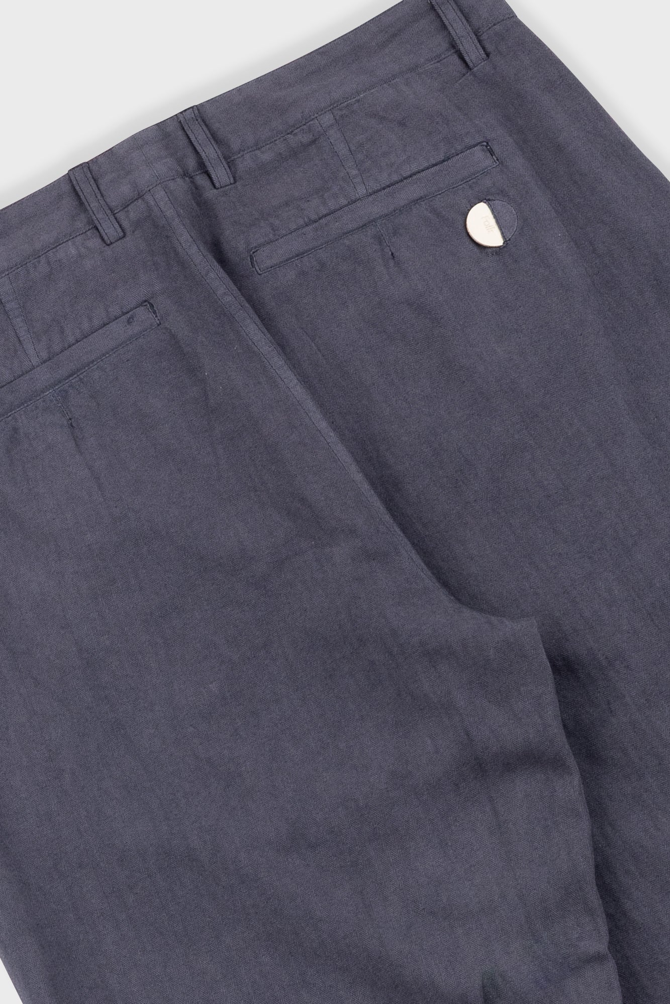 Lunar Suit Trouser - Soft Black Cotton Linen