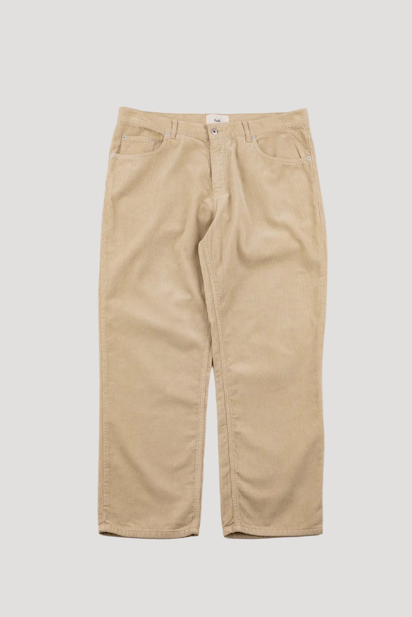 5 Pocket Trouser - Light Sand Cord