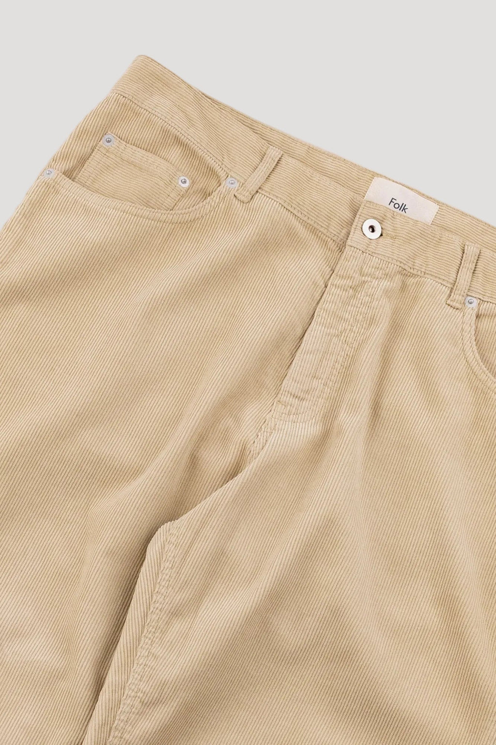 5 Pocket Trouser - Light Sand Cord
