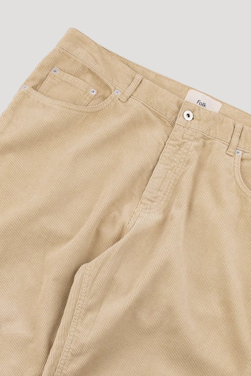 5 Pocket Trouser - Light Sand Cord
