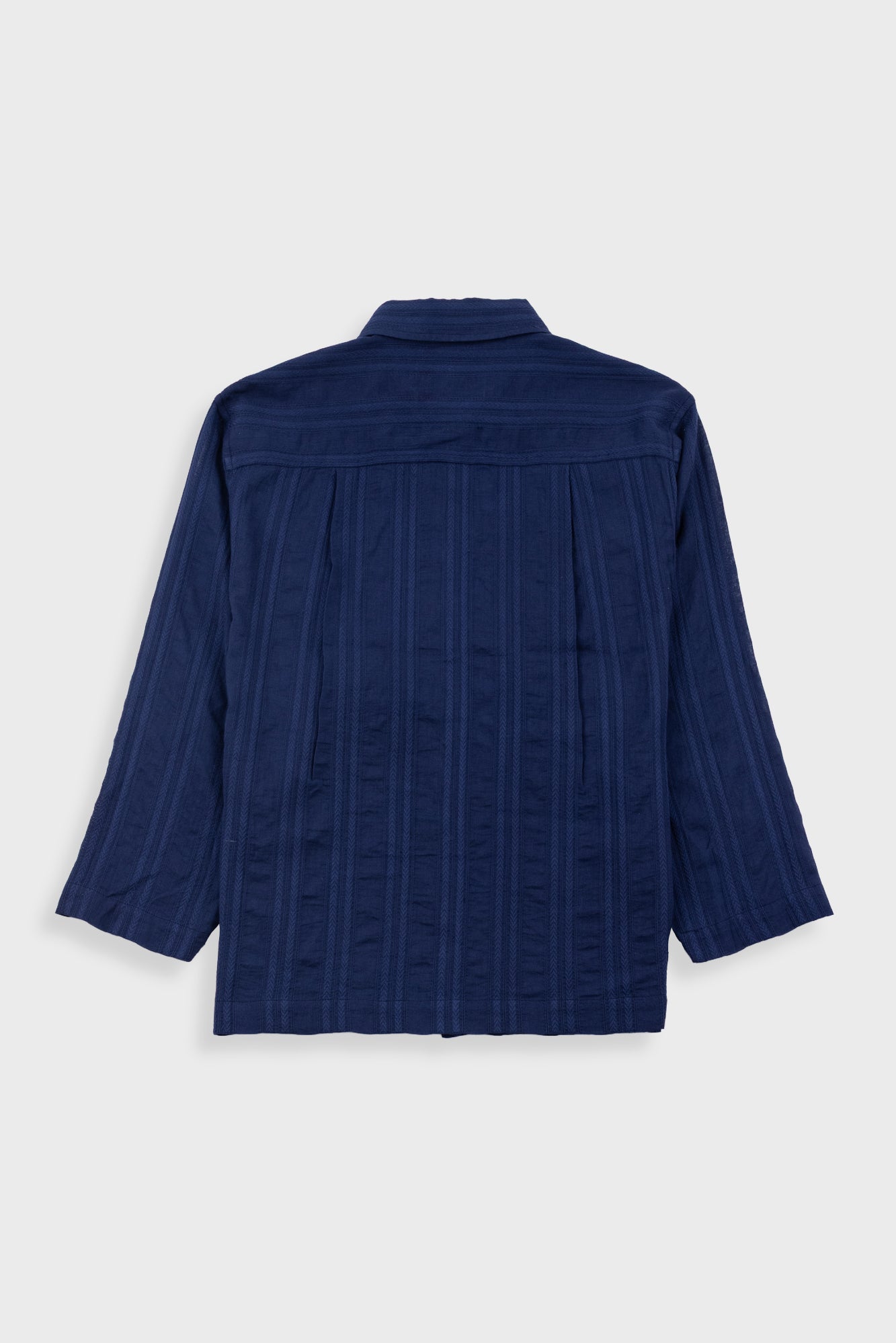 Archive Shirt - Dark Navy Dobby Stripe