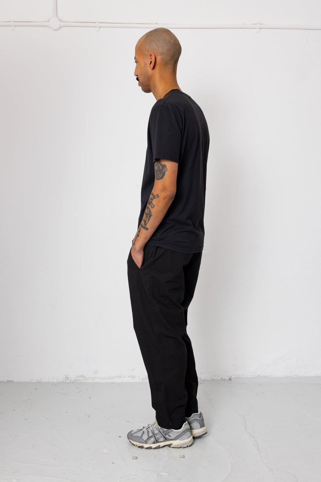 Drawcord Assembly Pant - Black Ripstop