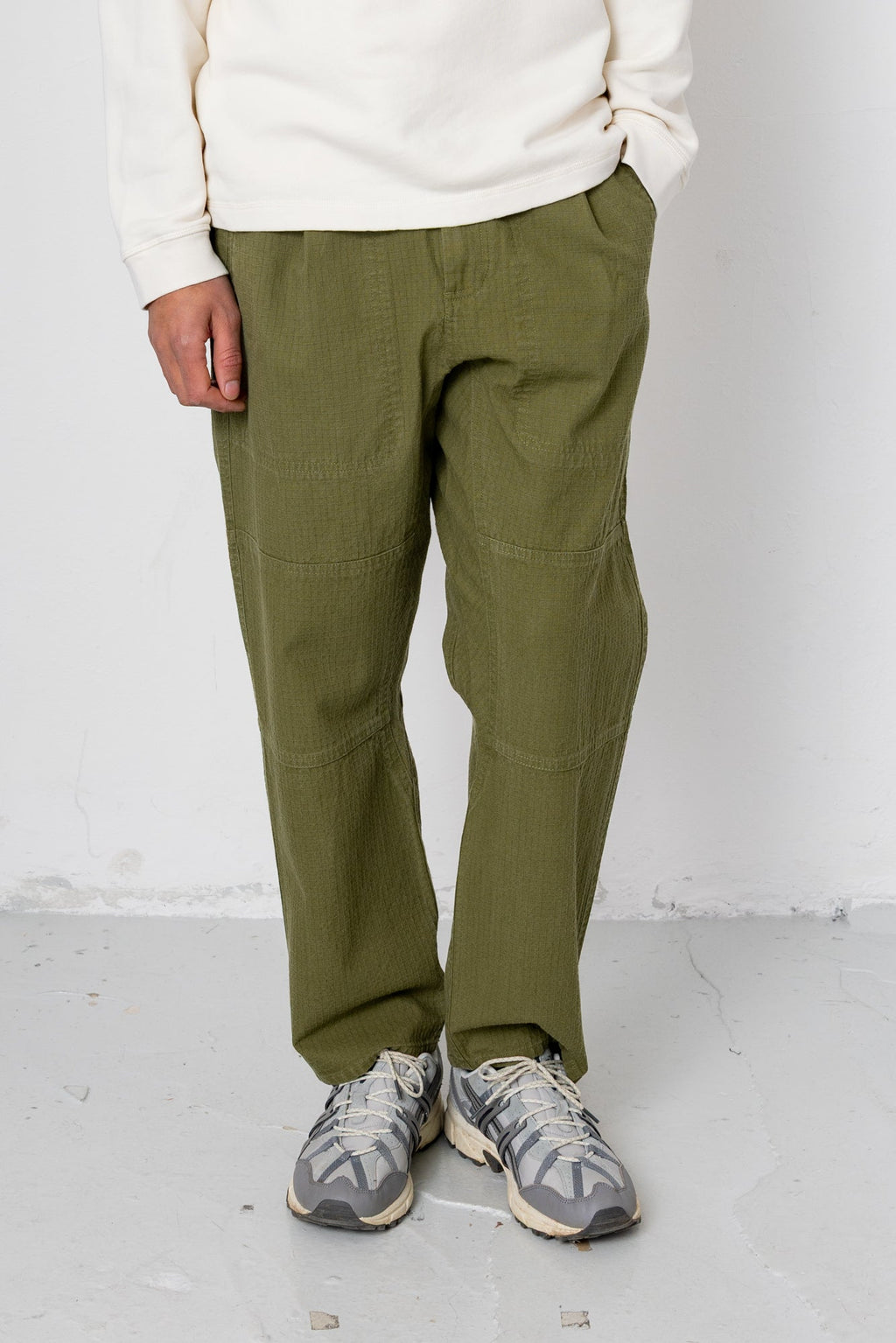 Assembly Utility Trouser - Light Olive Chunky Ripstop