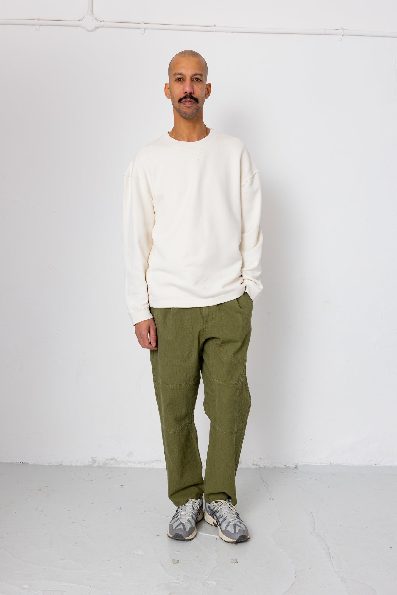 Assembly Utility Trouser - Light Olive Chunky Ripstop