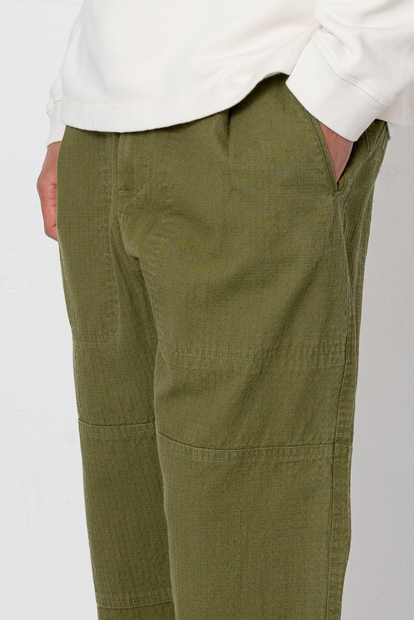 Assembly Utility Trouser - Light Olive Chunky Ripstop