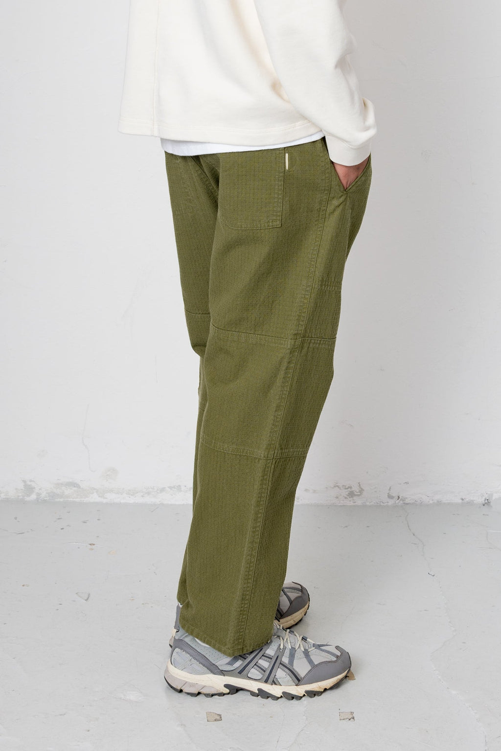 Assembly Utility Trouser - Light Olive Chunky Ripstop