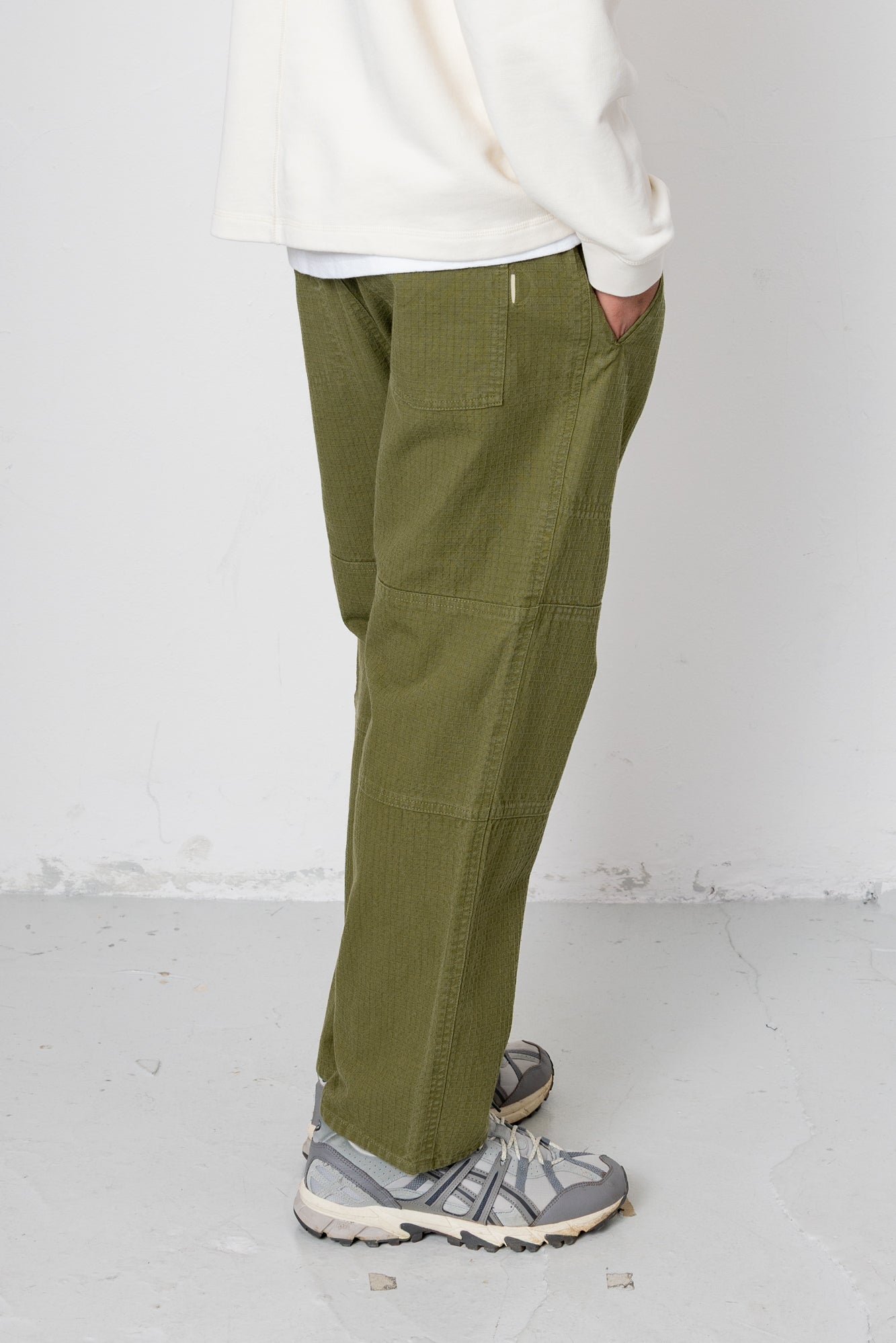 Assembly Utility Trouser - Light Olive Chunky Ripstop
