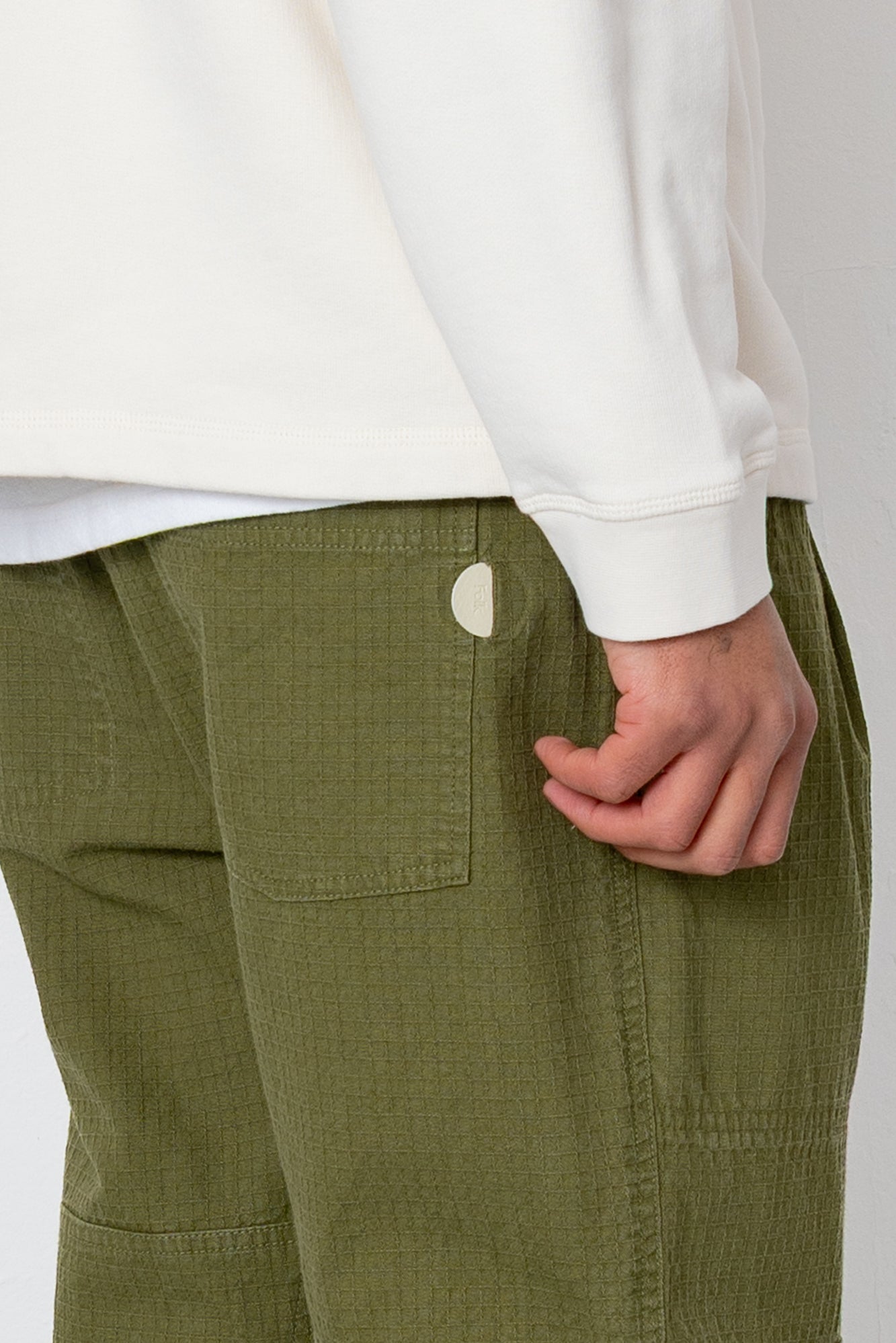 Assembly Utility Trouser - Light Olive Chunky Ripstop