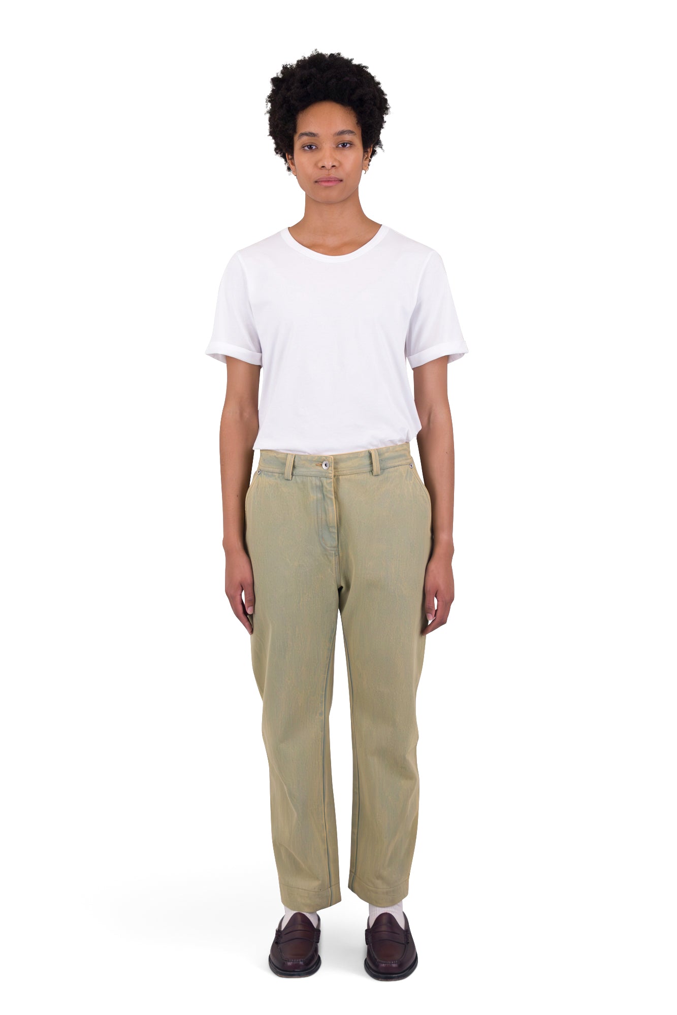 Barrel Trousers - Bleached Denim SS25
