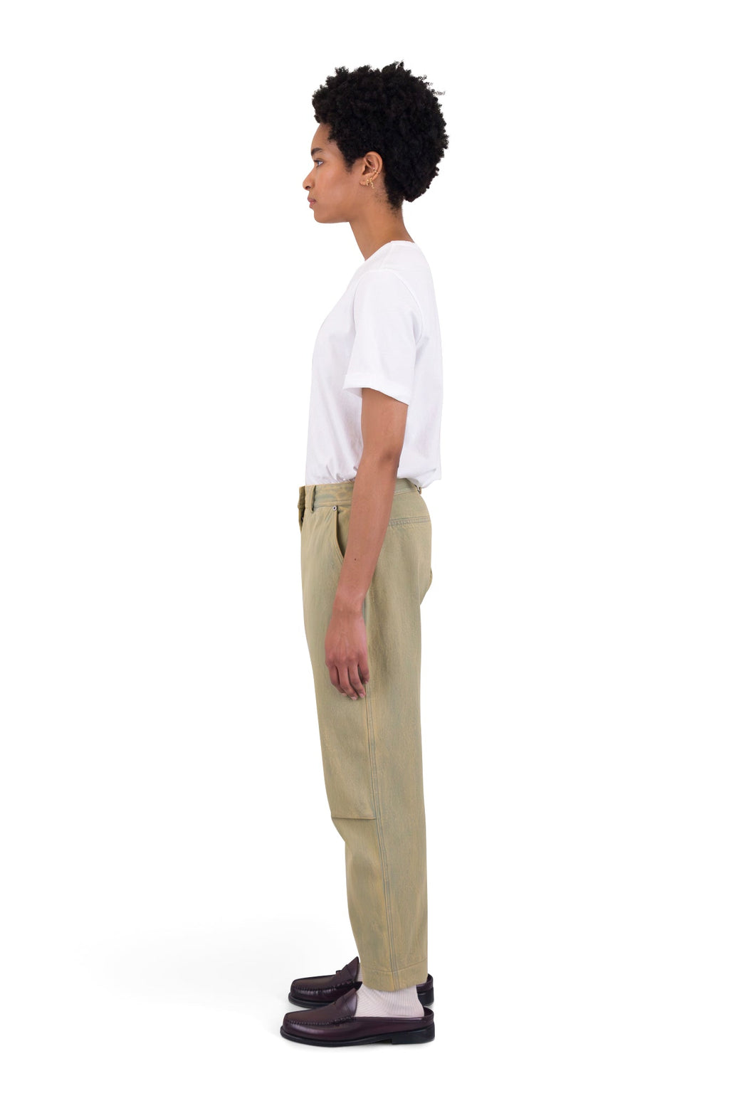 Barrel Trousers - Bleached Denim SS25
