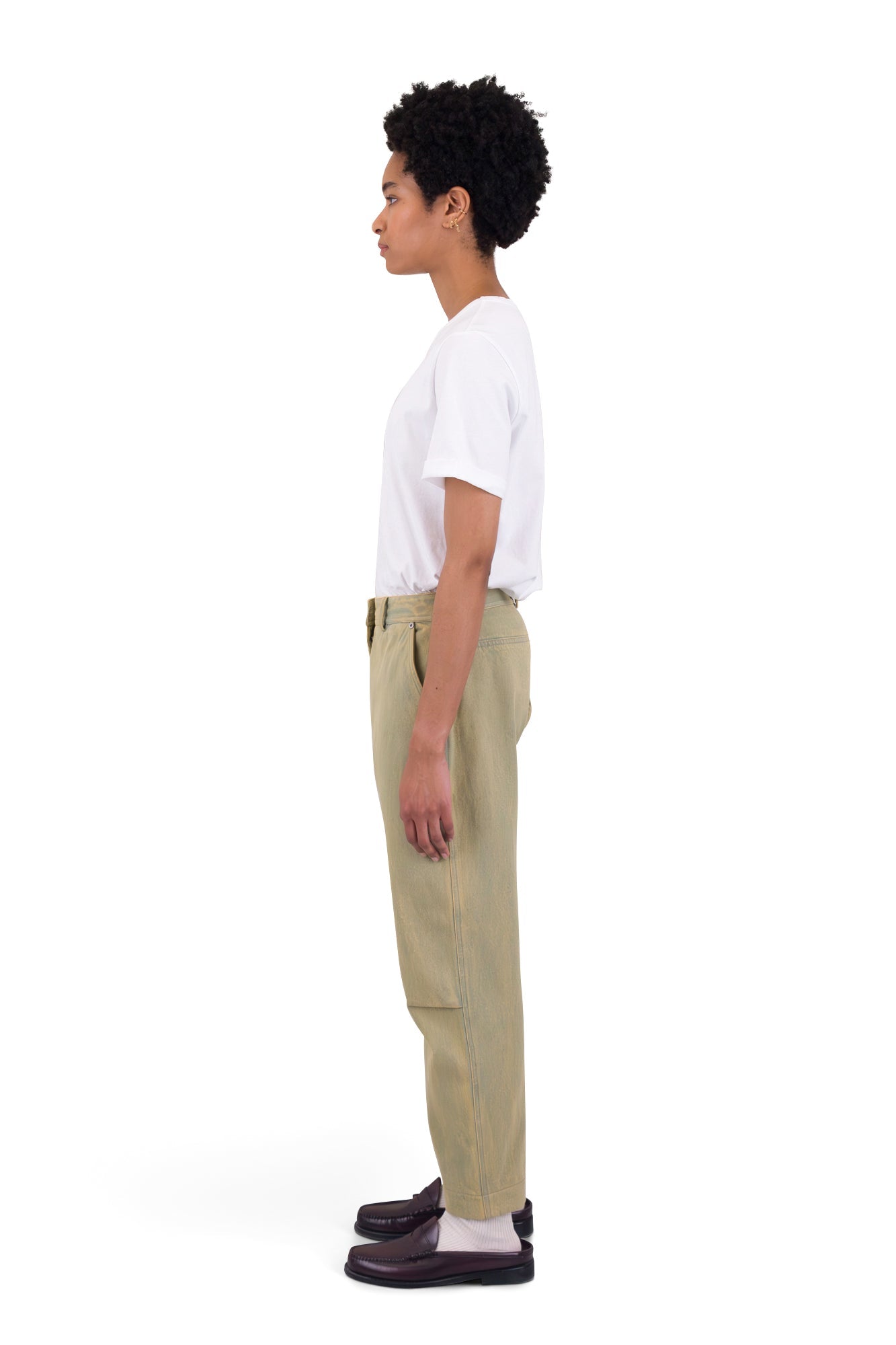 Barrel Trousers - Bleached Denim SS25