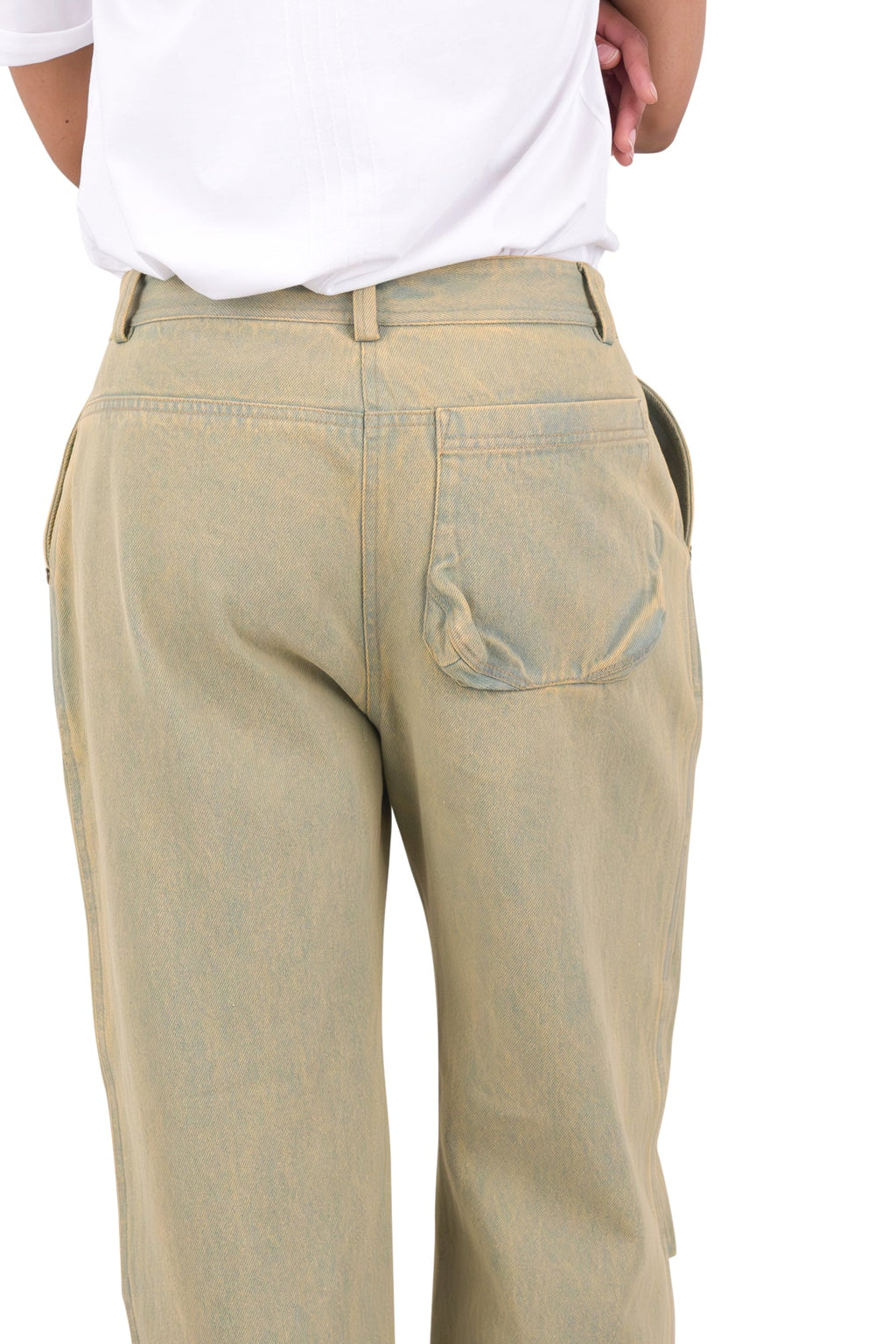 Barrel Trousers - Bleached Denim SS25