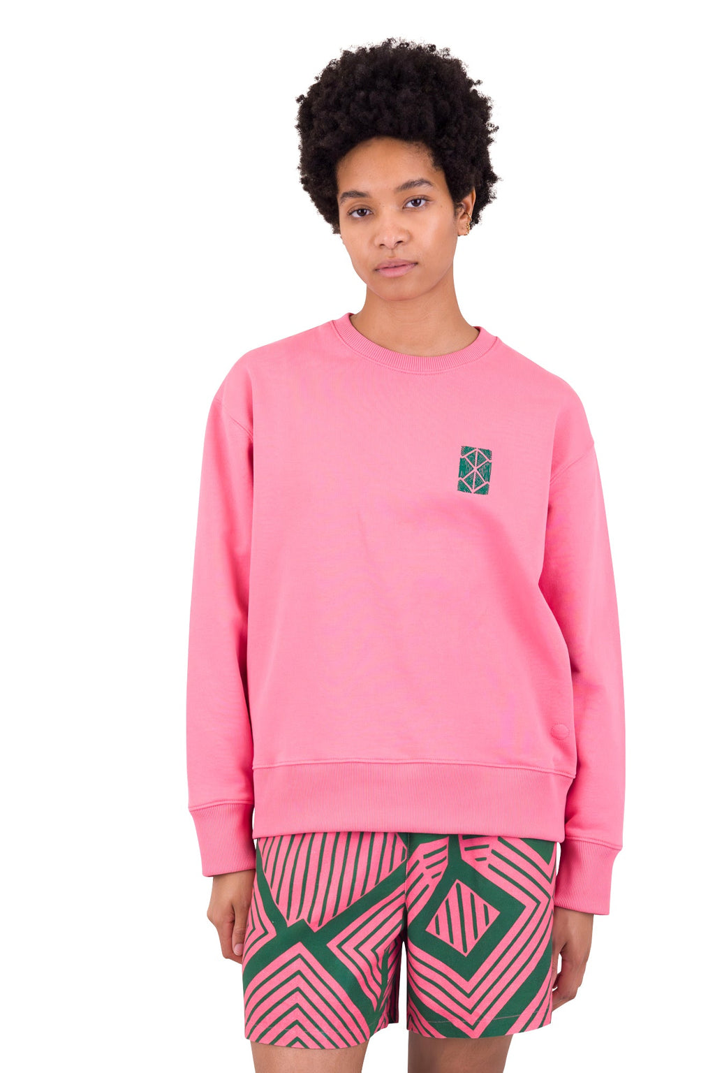 Boxy Sweat - Coral