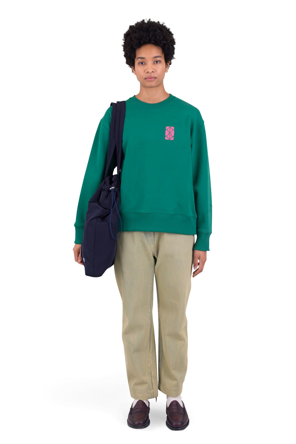 Boxy Sweat - Vintage Green