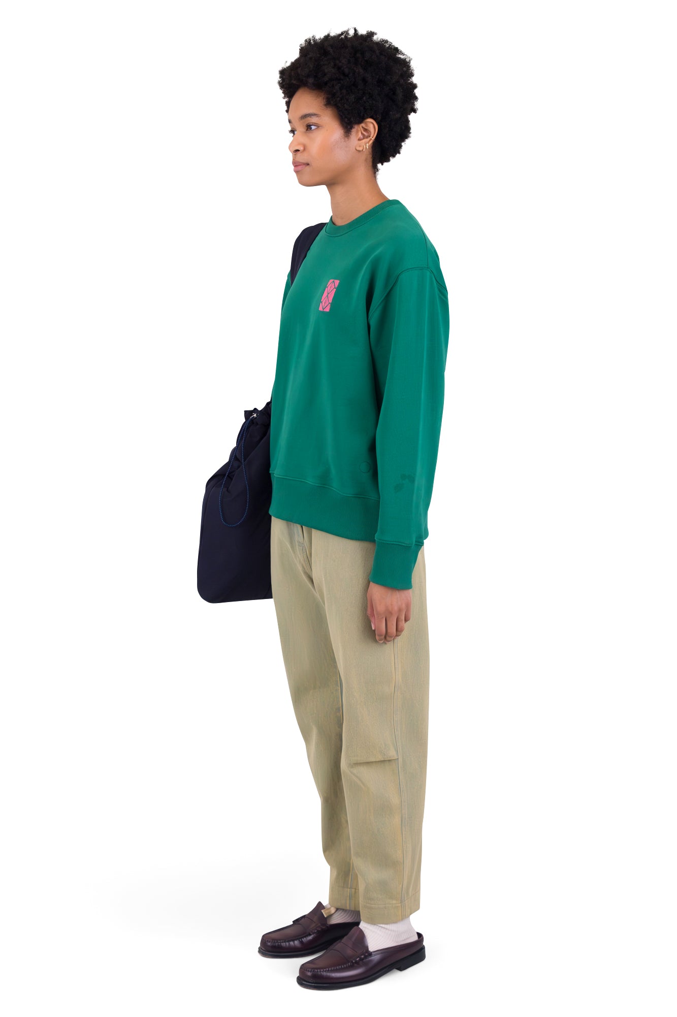 Boxy Sweat - Vintage Green