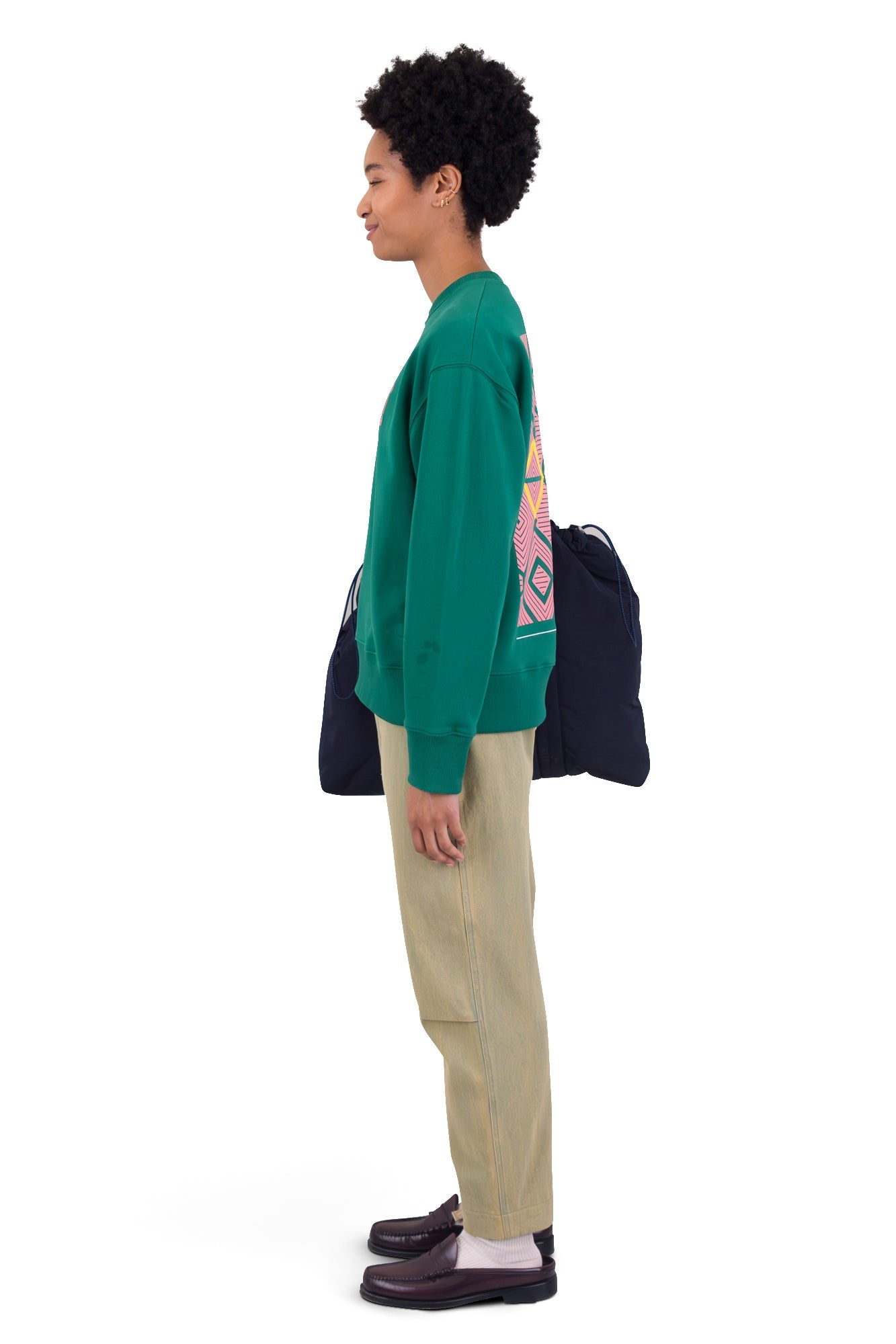 Boxy Sweat - Vintage Green