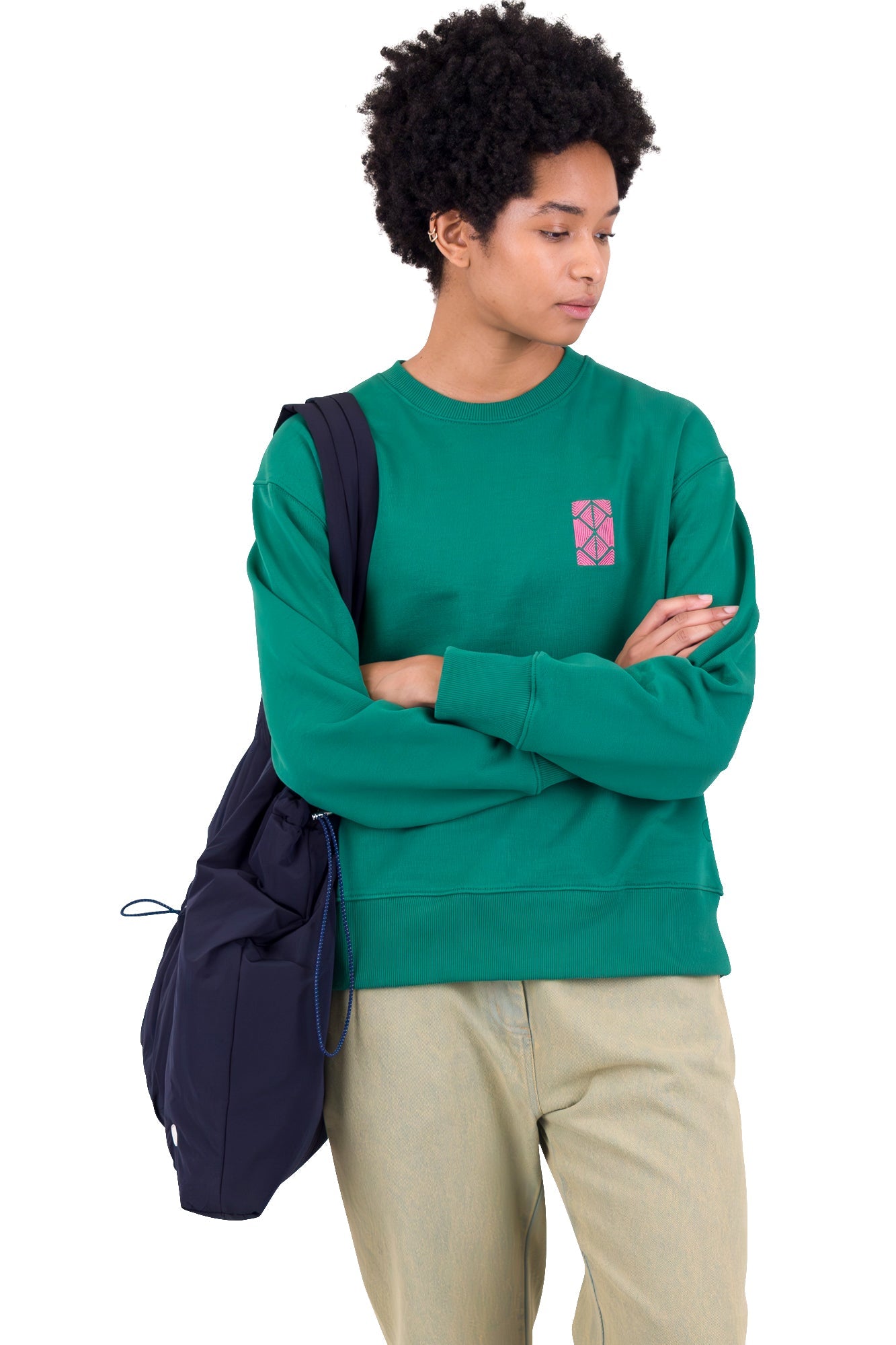 Boxy Sweat - Vintage Green