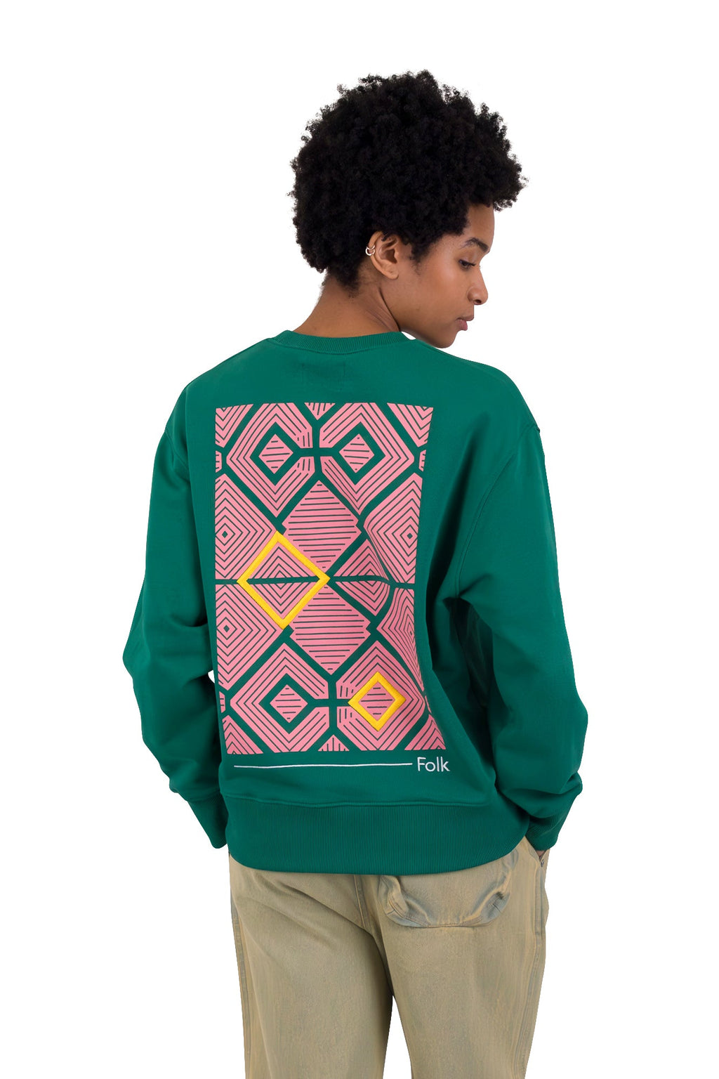Boxy Sweat - Vintage Green
