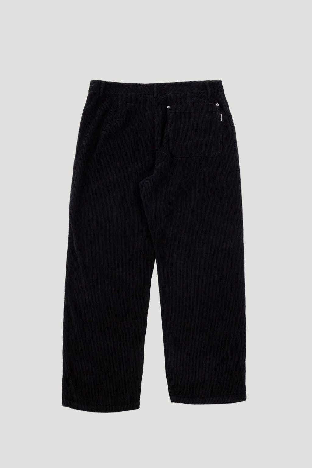 Barrel Leg Trouser - Black Heavy Cord