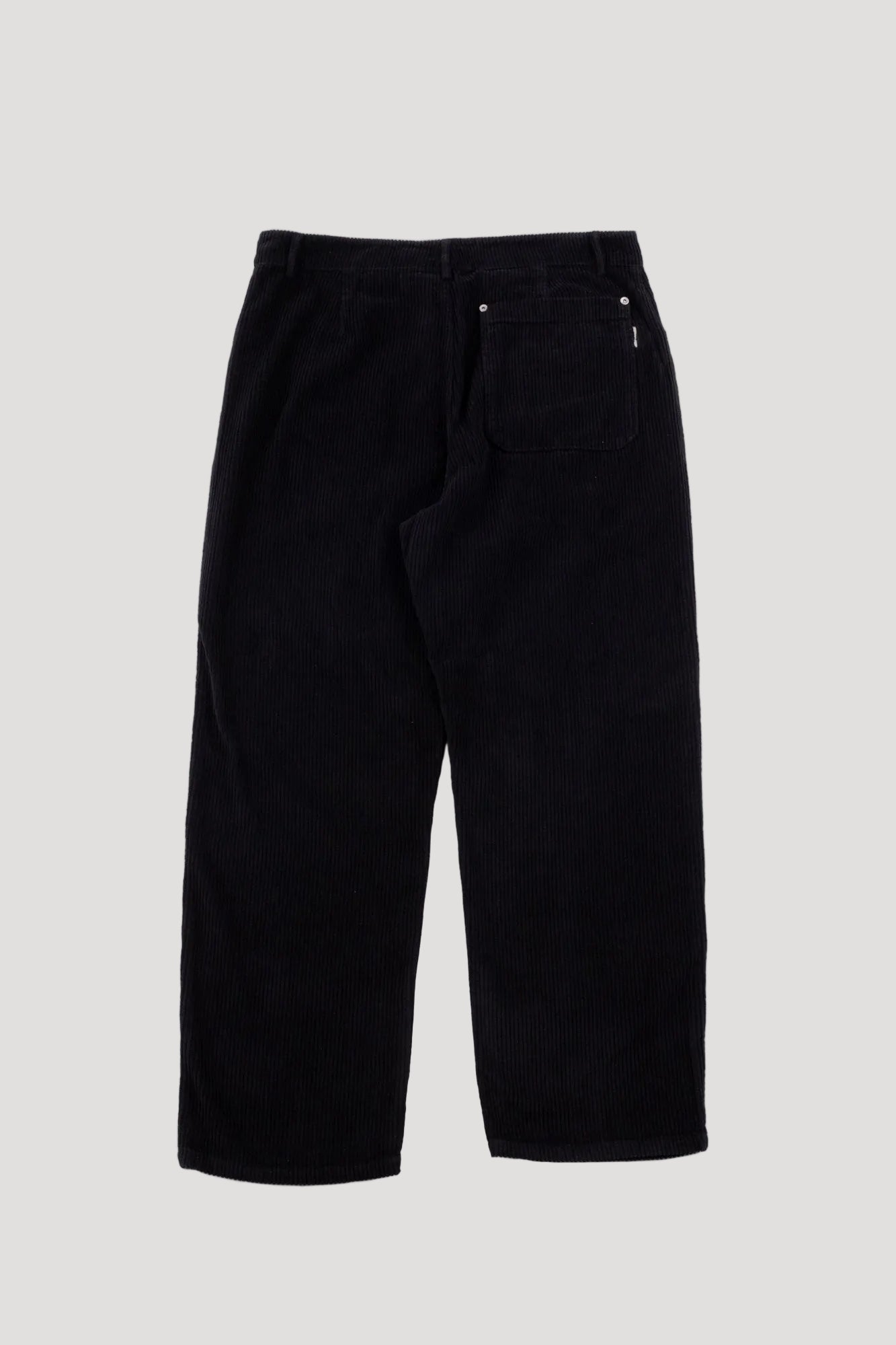 Barrel Leg Trouser - Black Heavy Cord