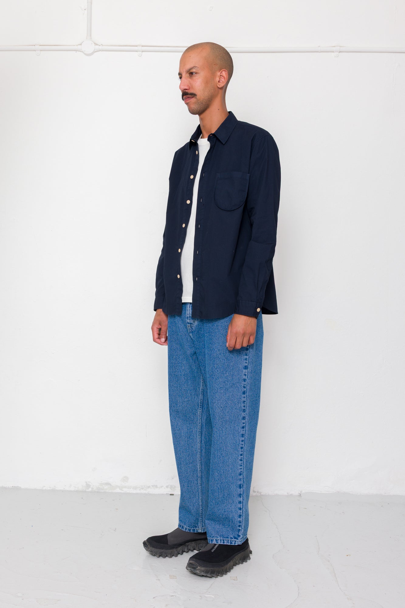 Curve Shirt - Deep Navy