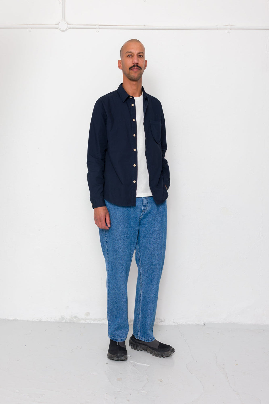 Curve Shirt - Deep Navy