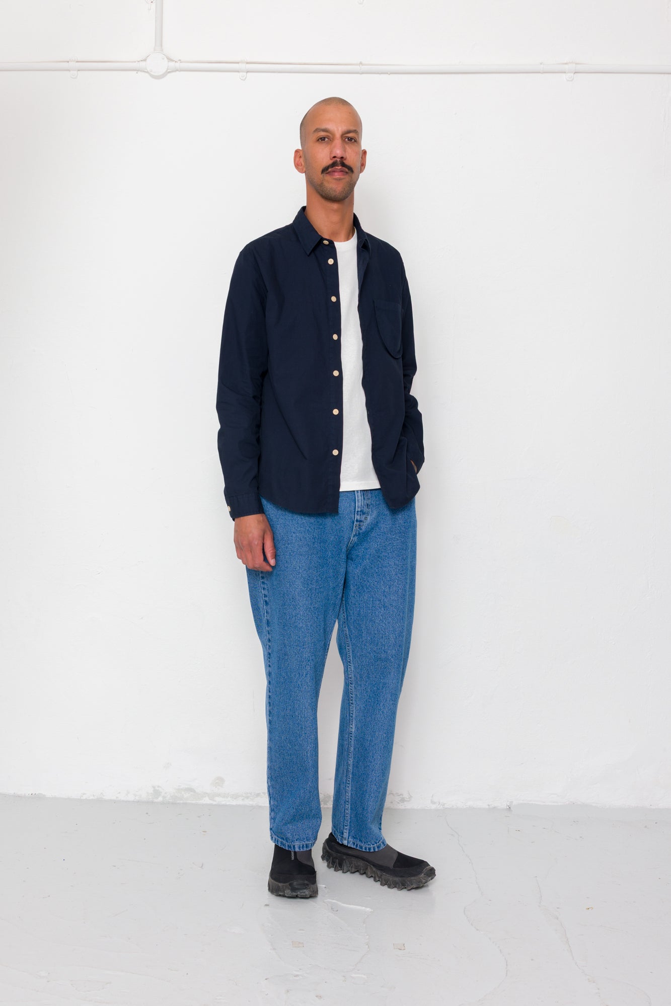 Curve Shirt - Deep Navy