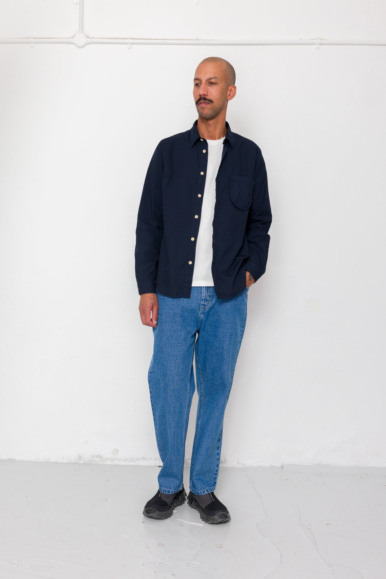 Curve Shirt - Deep Navy
