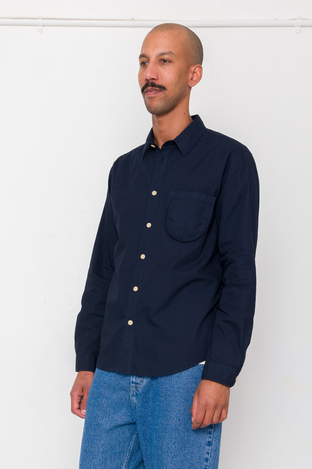Curve Shirt - Deep Navy