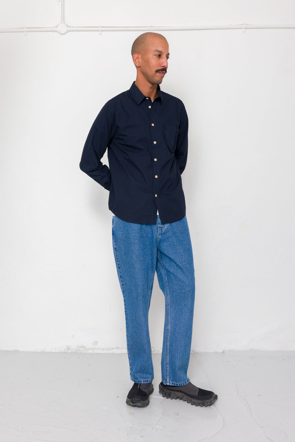 Curve Shirt - Deep Navy