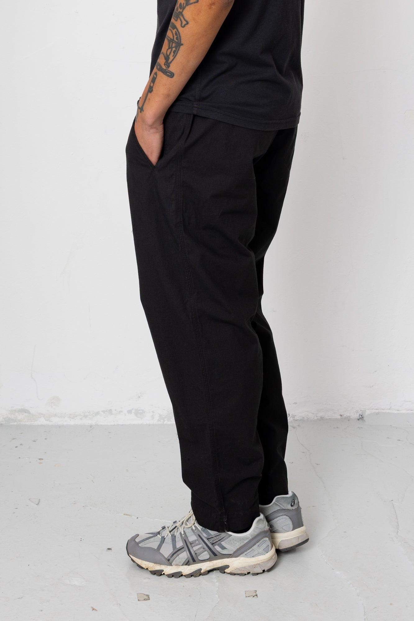 Drawcord Assembly Pant - Black Ripstop