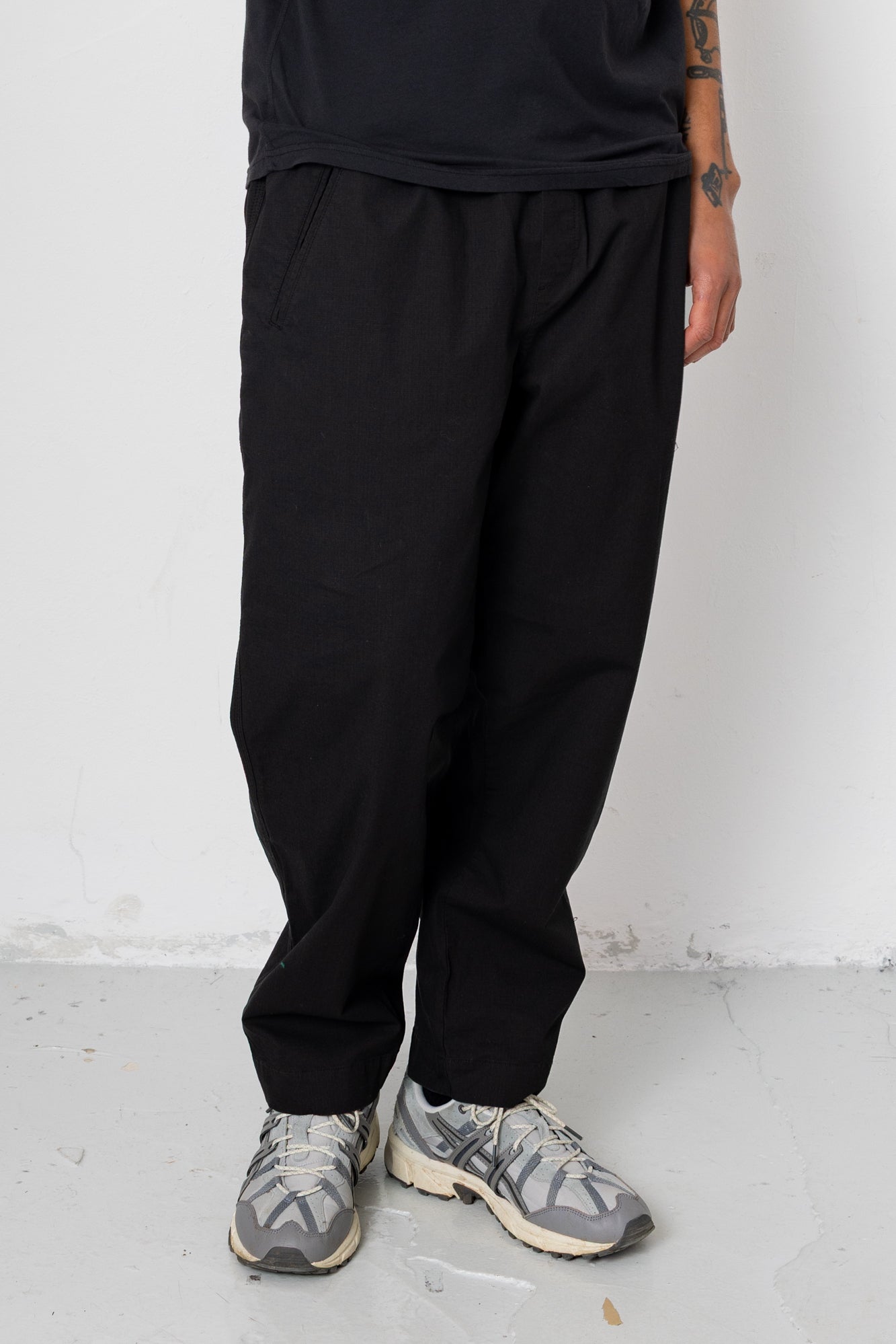 Drawcord Assembly Pant - Black Ripstop