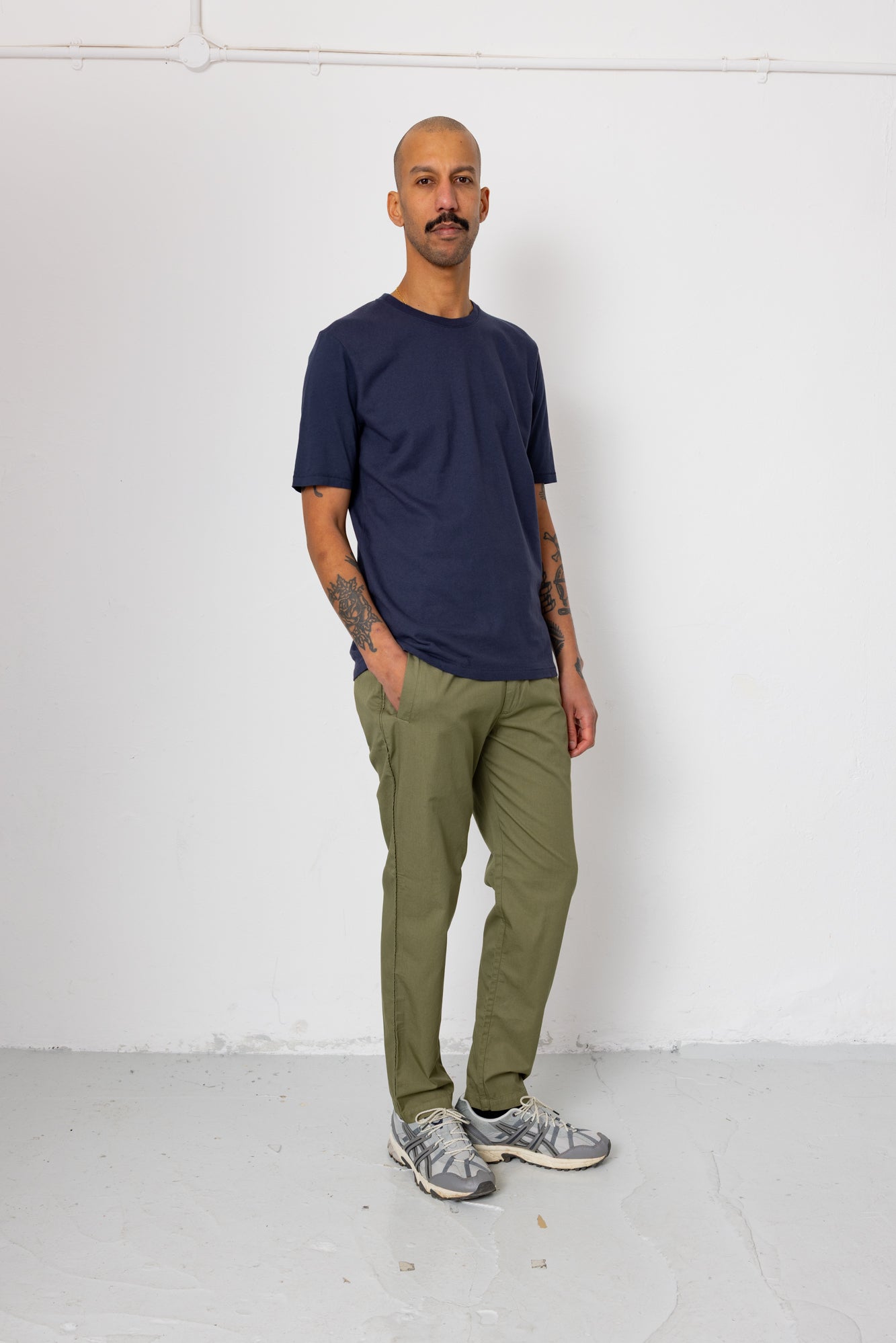 Drawcord Trousers - Khaki