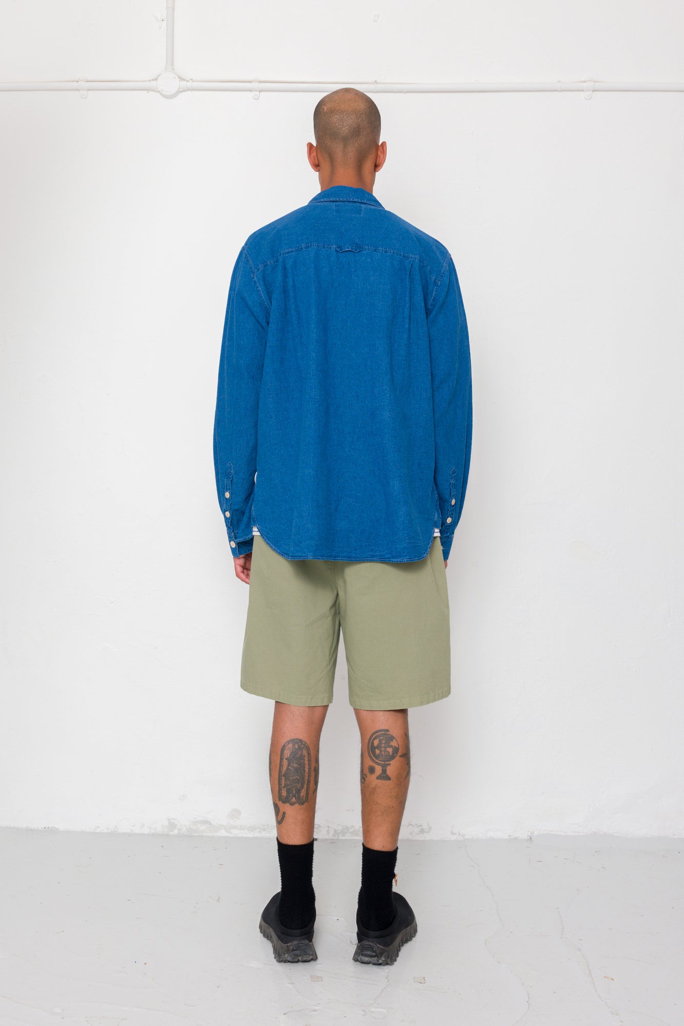 Easy Fit Shirt - Indigo Linen
