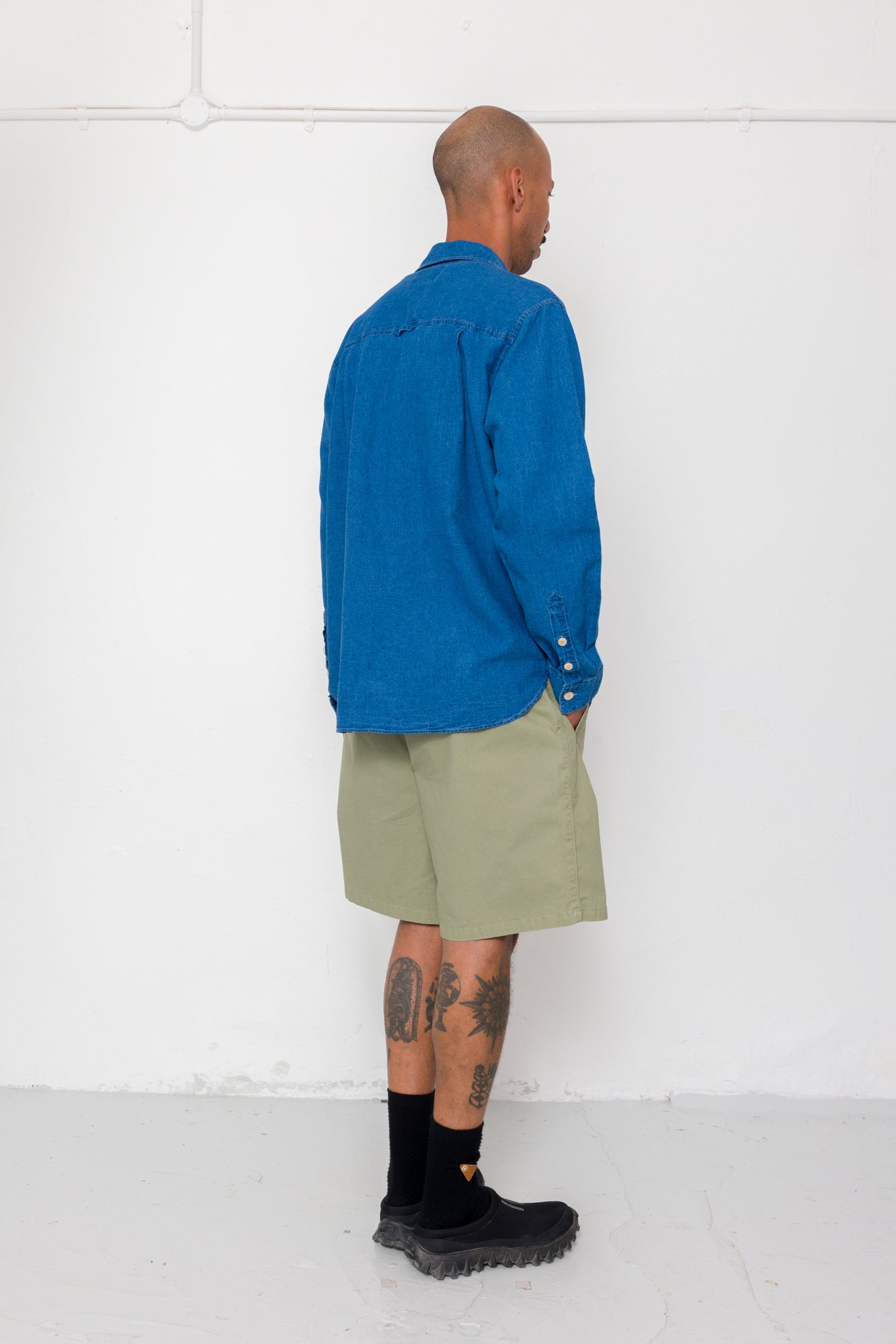 Easy Fit Shirt - Indigo Linen