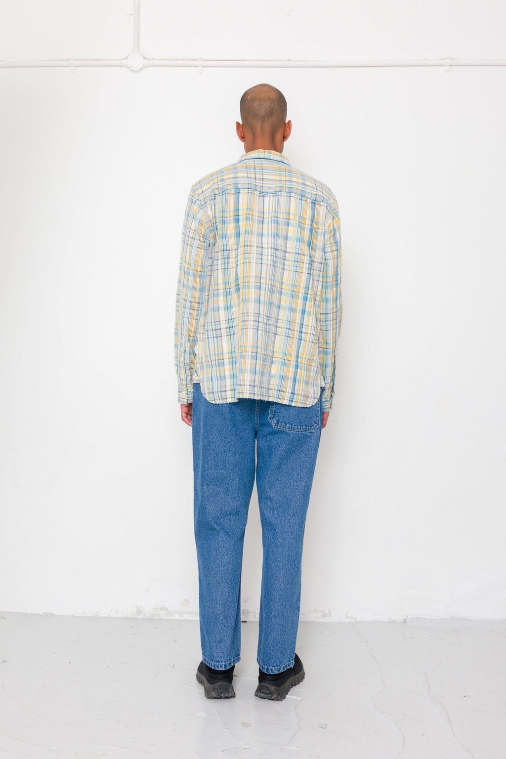 Easy Fit Shirt - Yellow Blue Cut Check