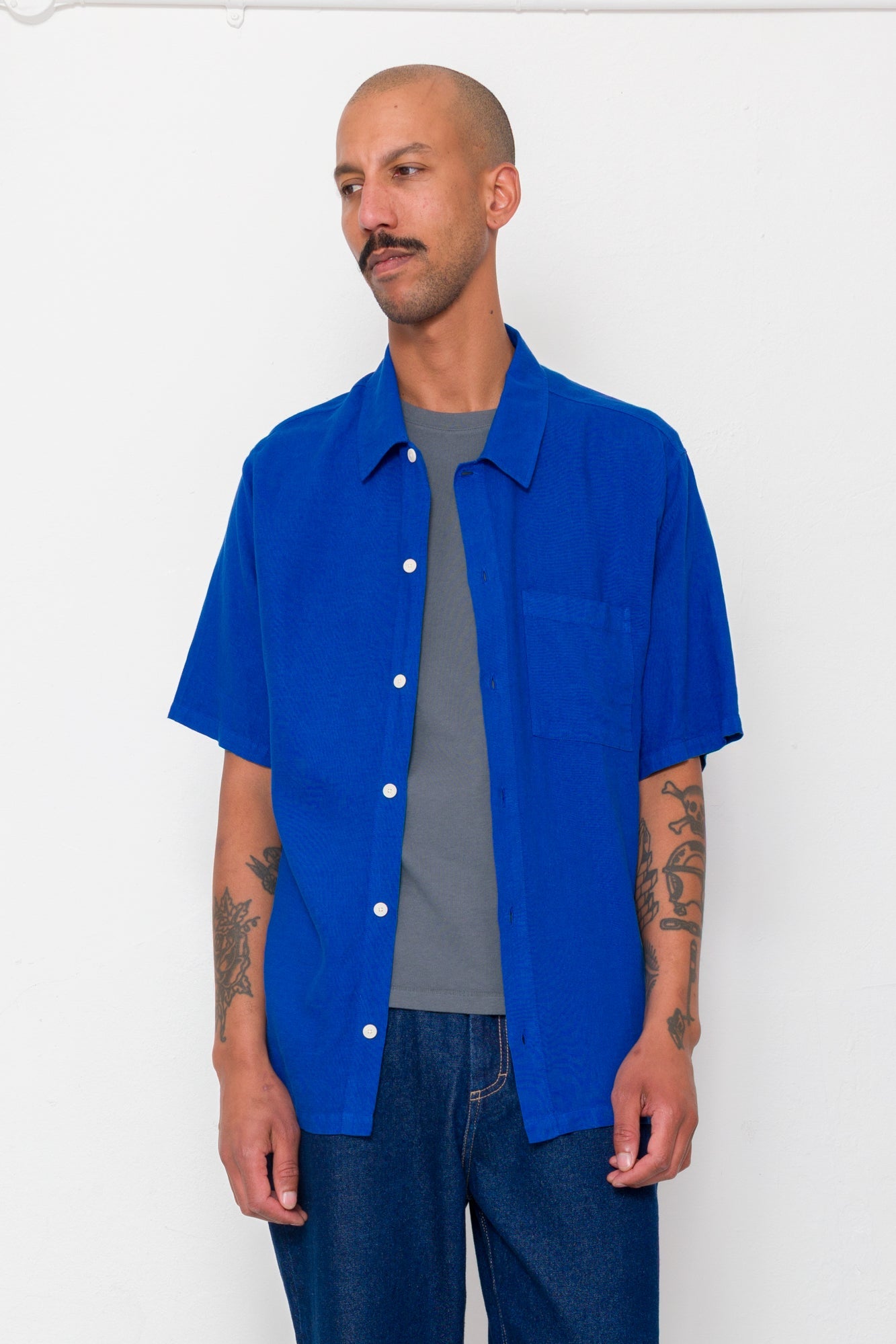 Gabe Shirt - Bright Blue