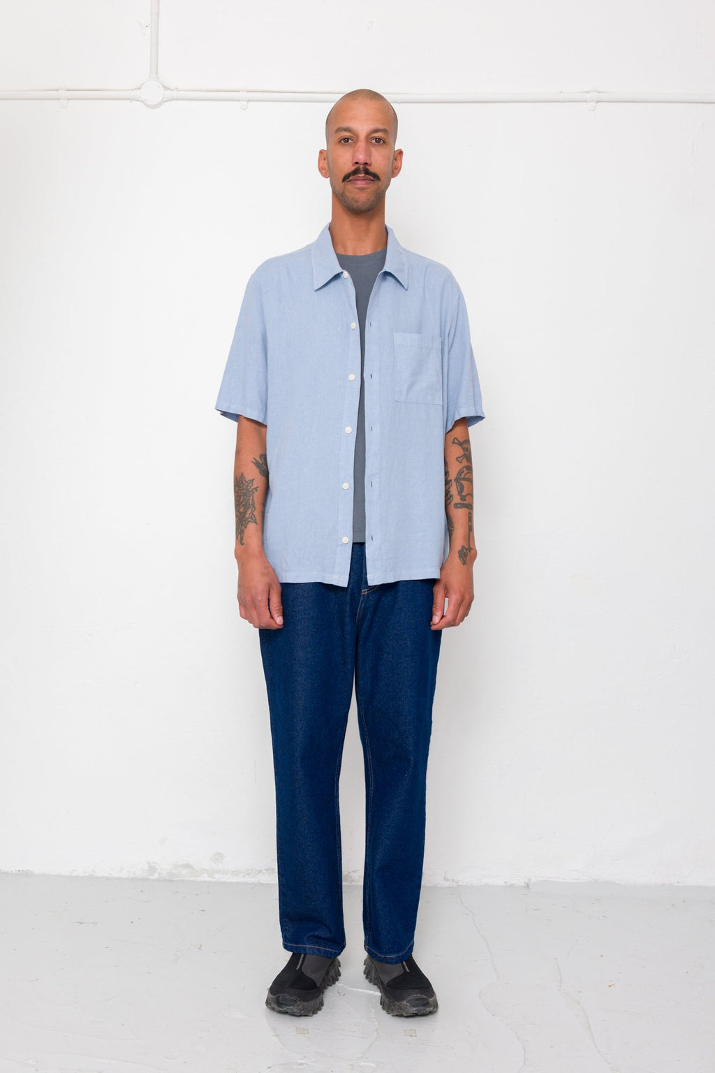 Gabe Shirt - Soft Blue