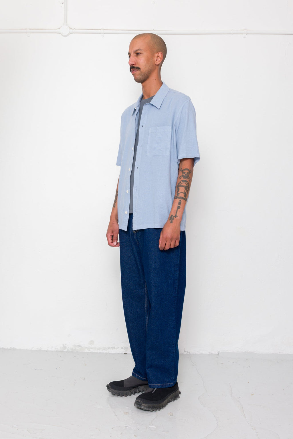 Gabe Shirt - Soft Blue