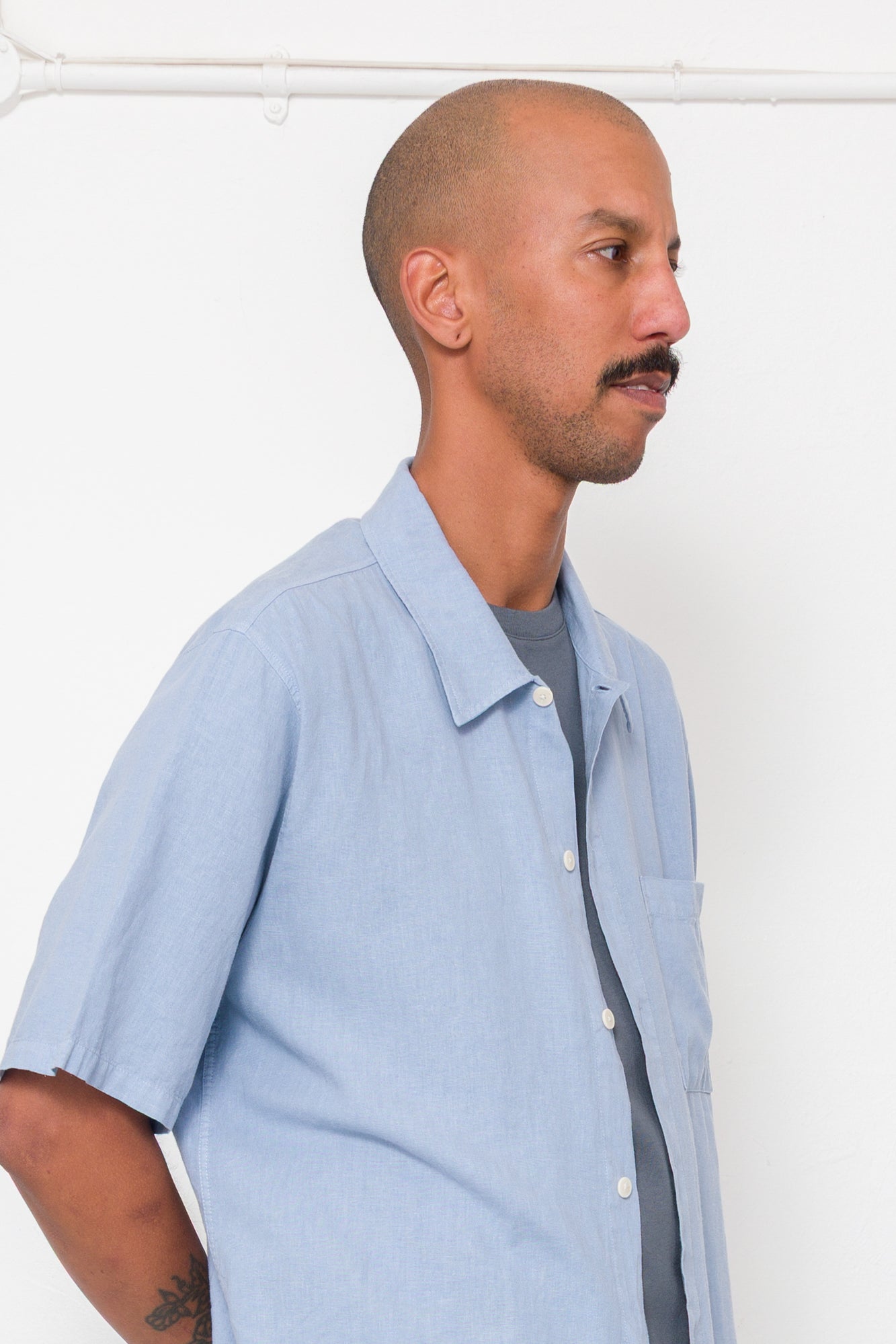 Gabe Shirt - Soft Blue