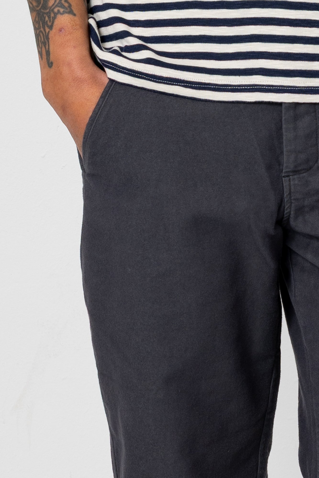 Lean Assembly Pant - Charcoal Moleskin