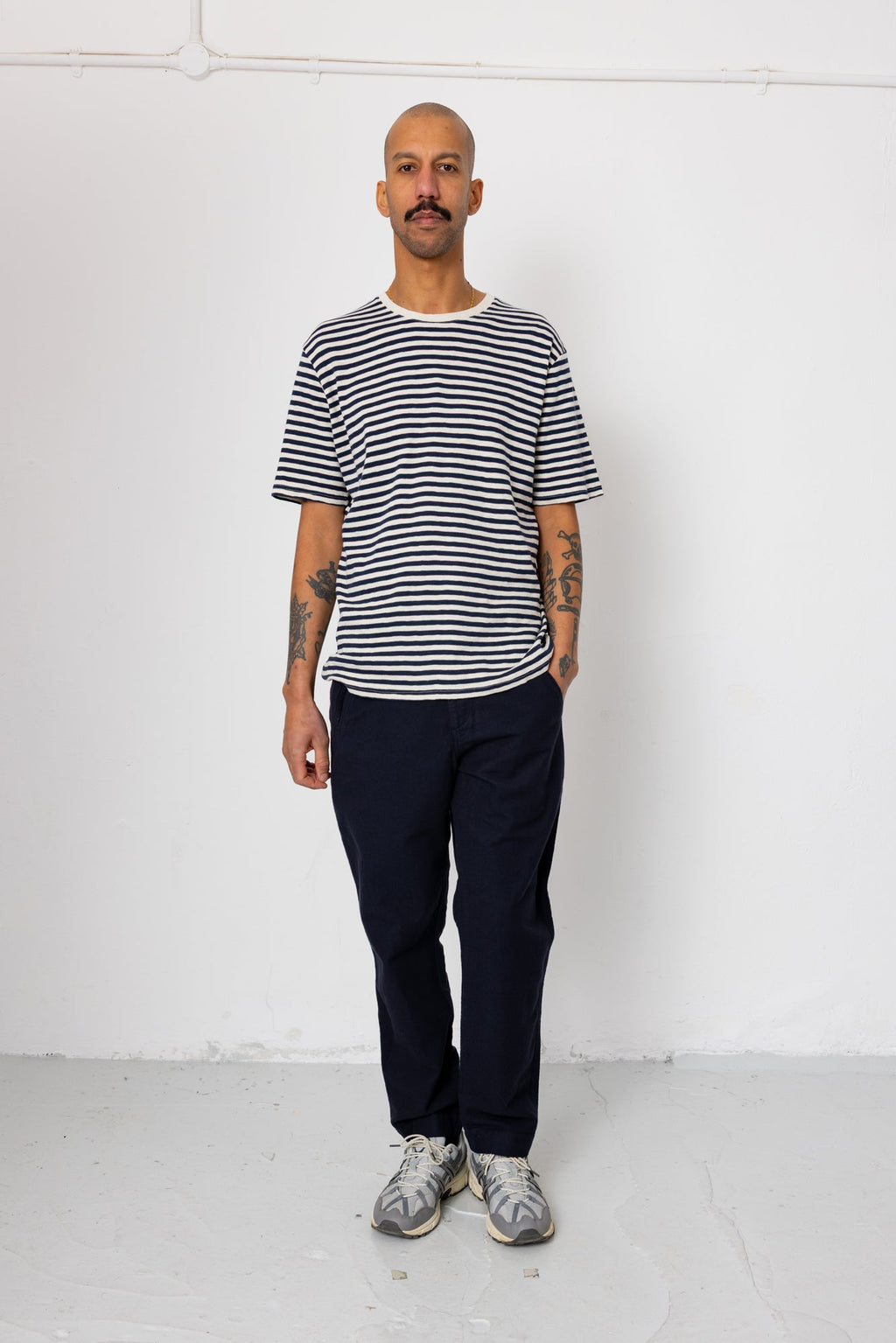 Lean Assembly Pant - Navy Moleskin
