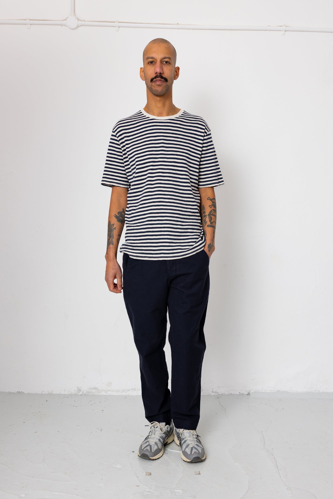 Lean Assembly Pant - Navy Moleskin