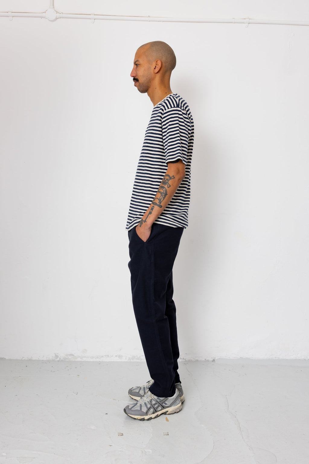 Lean Assembly Pant - Navy Moleskin