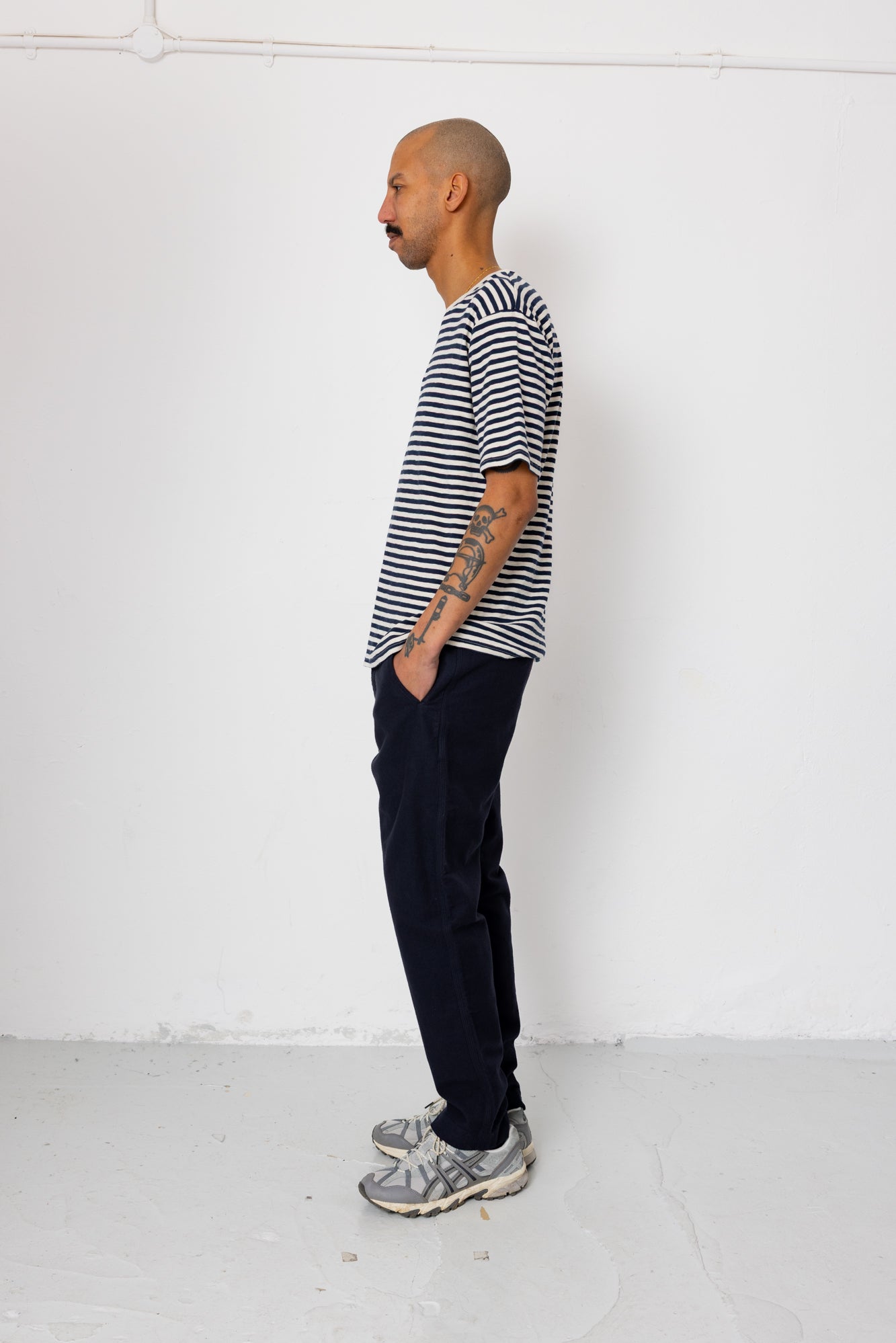 Lean Assembly Pant - Navy Moleskin