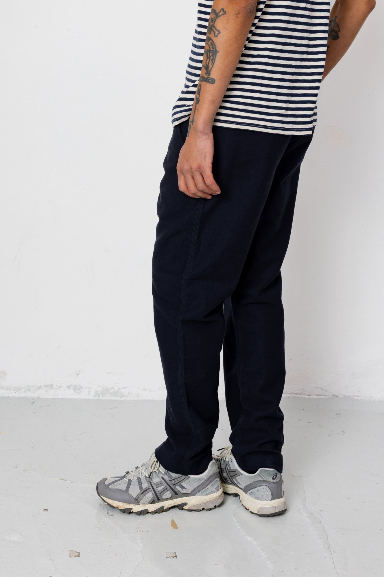 Lean Assembly Pant - Navy Moleskin