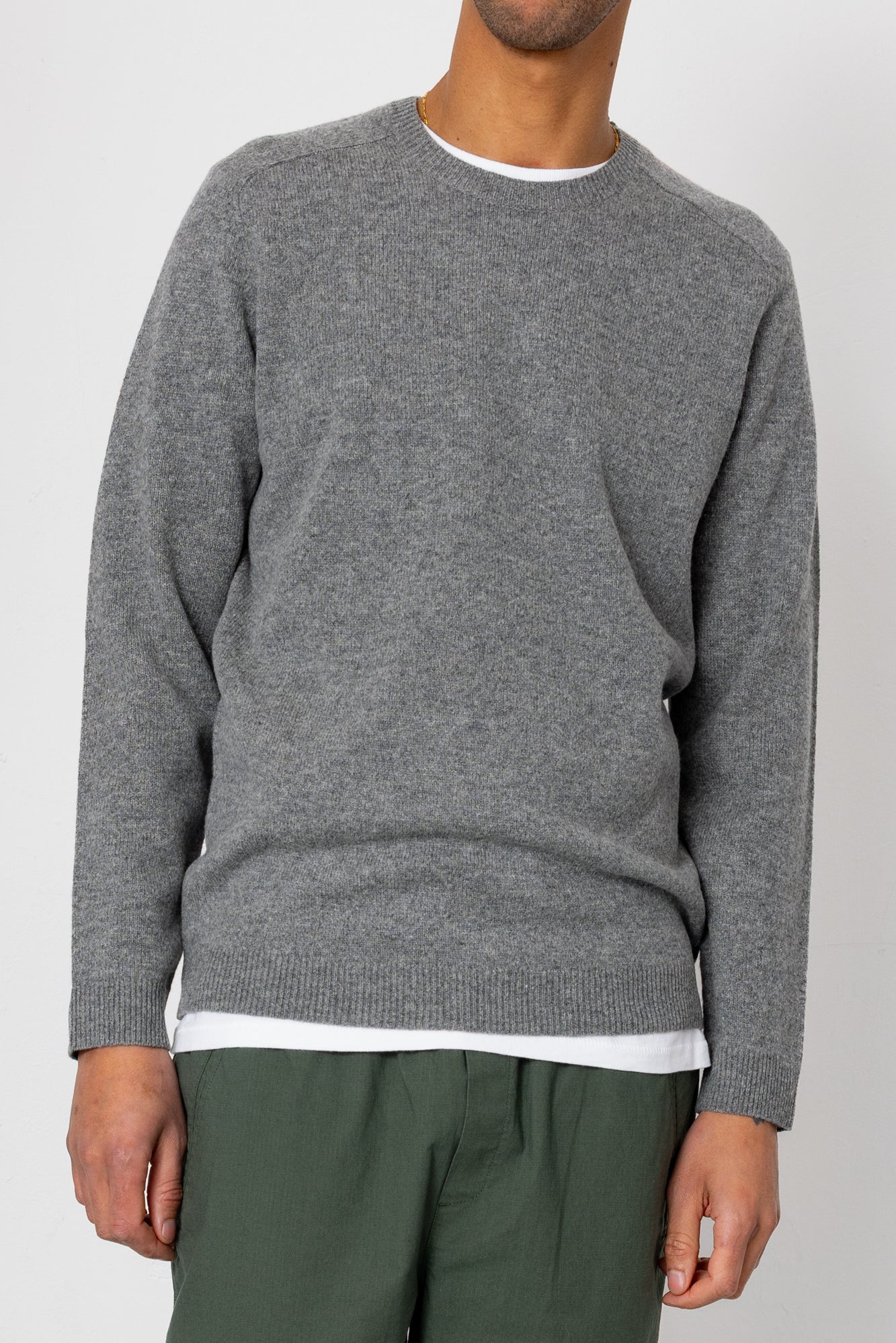 Patrice Crew - Grey Melange